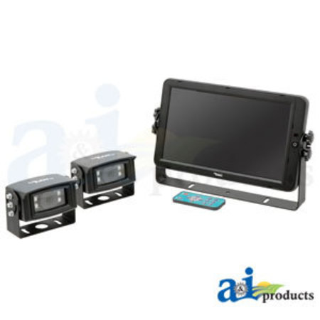 CabCAM High Definition 10"" QUAD Video System, Touch Screen, (10"" QUAD Monitor/2) 14.5""x10""x4.5 -  A & I PRODUCTS, A-HD10M2CQ